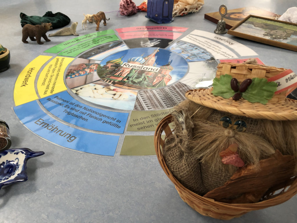 Montessori Legekreis Russland mit Hausgeist